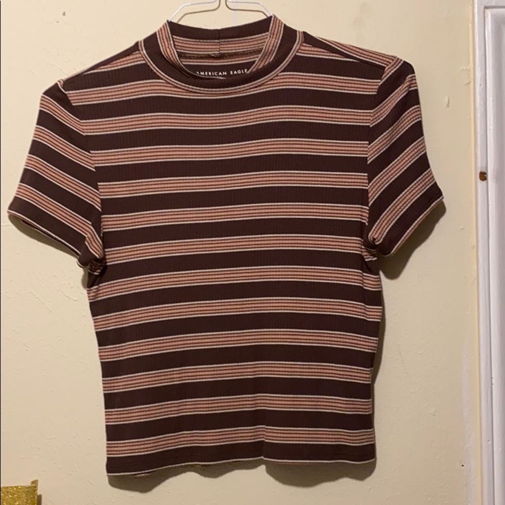 High neck tee